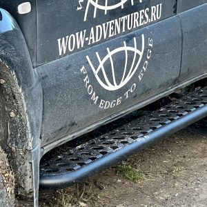 Пороги силовые Toyota Land Cruiser Prado 120 цельная ступень