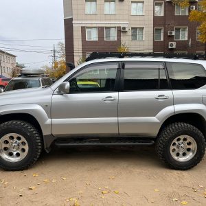 Пороги силовые STC Toyota Land Cruiser Prado 120 раздельные ступени