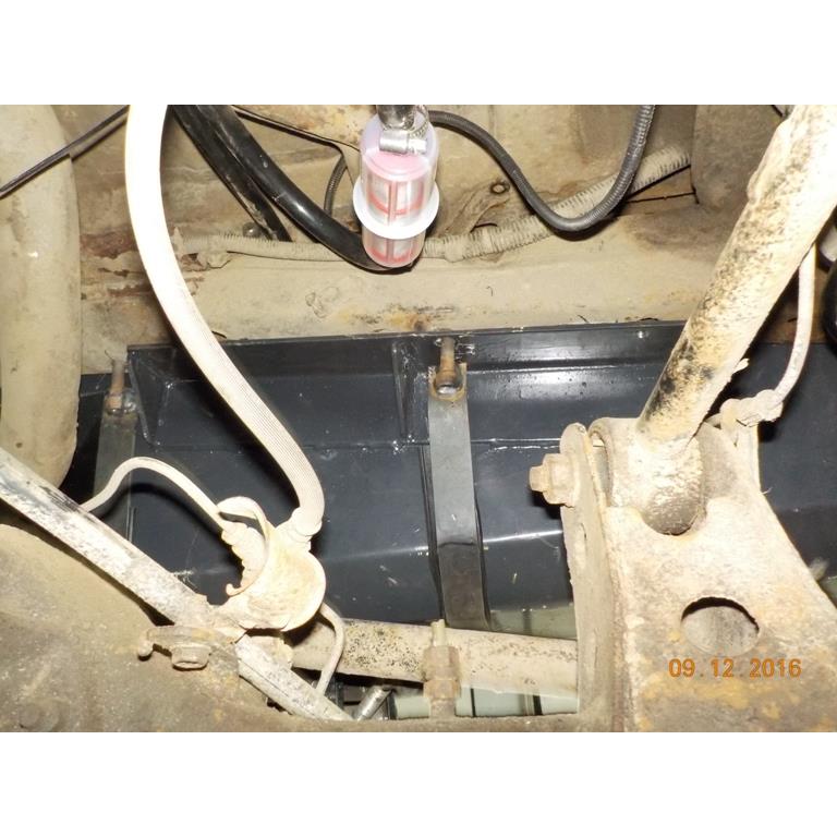 Доп бак 170л в задний свес вместо зап колеса. Лифт подвески 2" (Эконом)