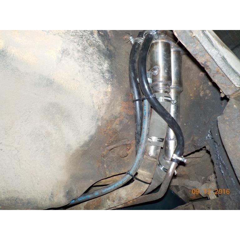 Доп бак 200л в задний свес вместо зап колеса. Лифт подвески 4" (Нержавейка)