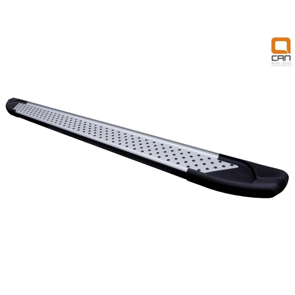 Пороги алюминиевые Can Otomotiv (Sapphire Silver) Toyota Prado LC120