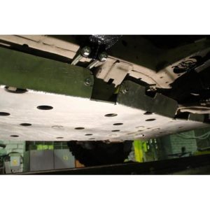 Защита днища силовая Toyota Land Cruiser 120 (радиатора и редуктора, КПП и раздаточной коробки)