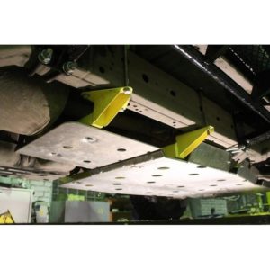 Защита днища силовая Toyota Land Cruiser 120 (радиатора и редуктора, КПП и раздаточной коробки)