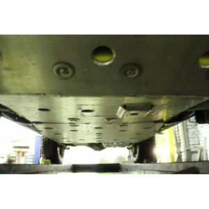 Защита днища силовая Toyota Land Cruiser 120 (радиатора и редуктора, КПП и раздаточной коробки)