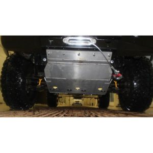Защита днища силовая Toyota Land Cruiser 120 (радиатора и редуктора, КПП и раздаточной коробки)
