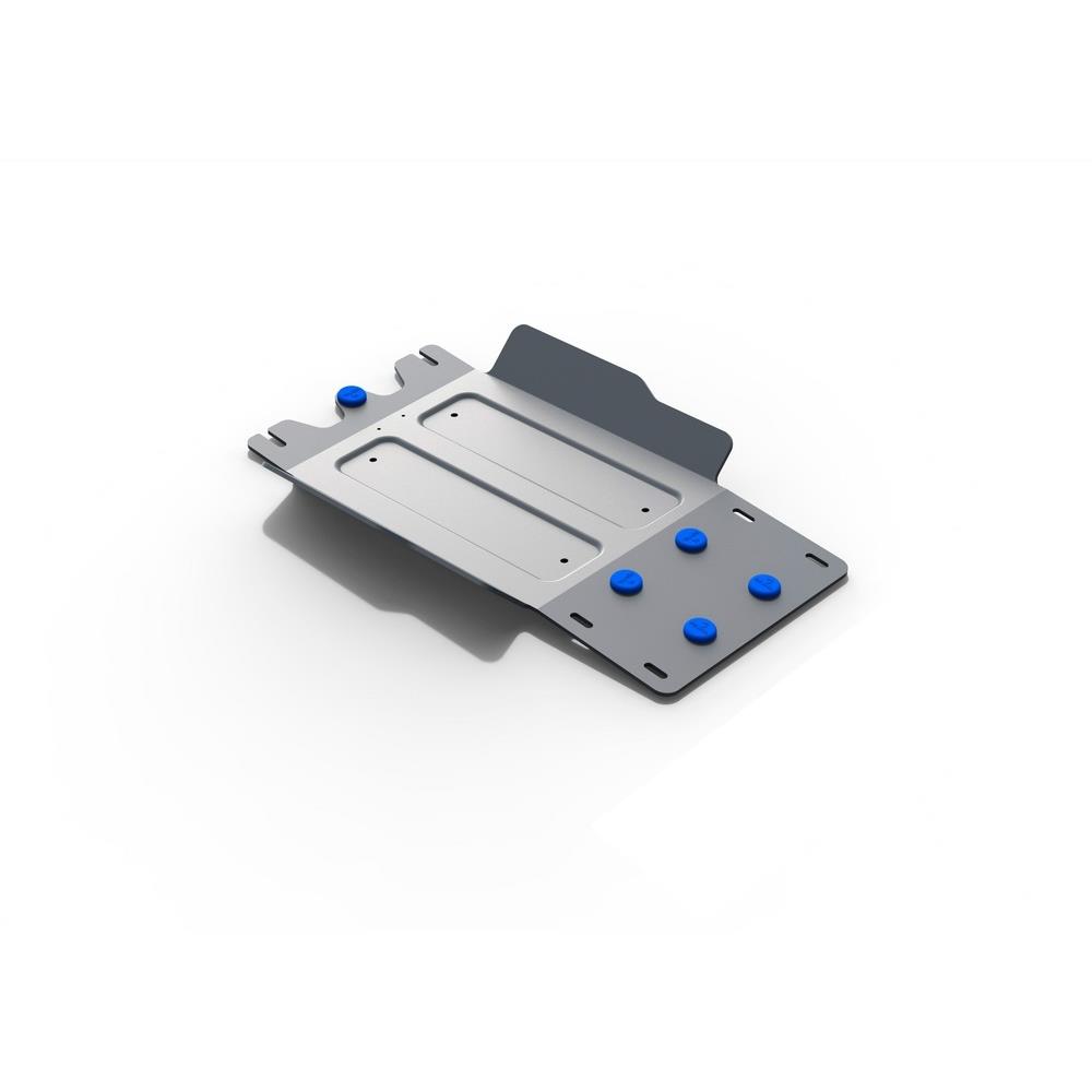 Защита КПП RIVAL, Алюминий, Toyota Land Cruiser 120 Prado 2002-2009, V - все