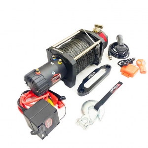 Лебедка автомобильная 4REVO SRX 22000 12V с синтетическим тросом