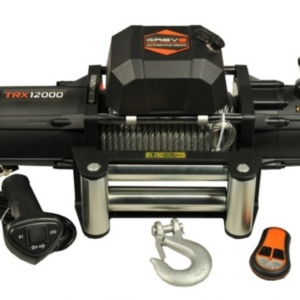 Лебедка автомобильная 4REVO TRX-12000 24V (стальной трос)